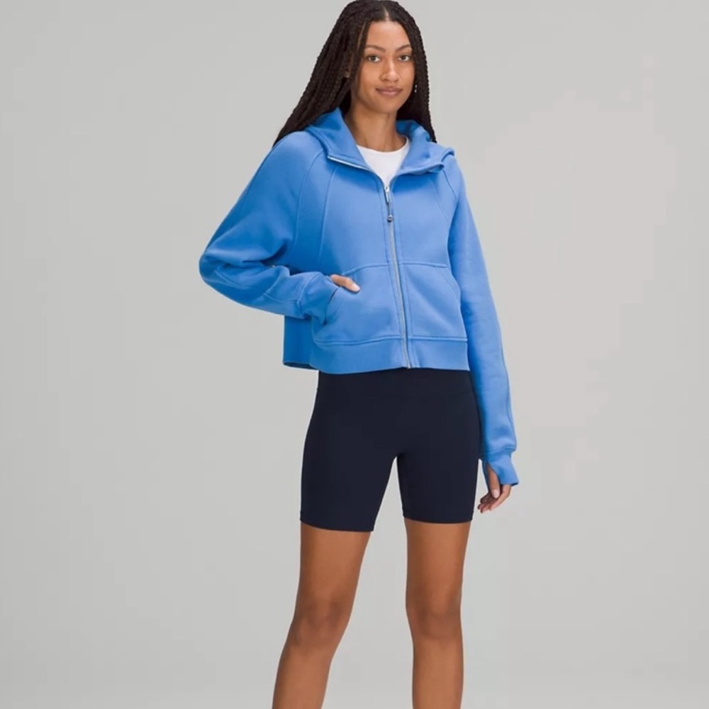 Oversized scuba full zip blue nile
